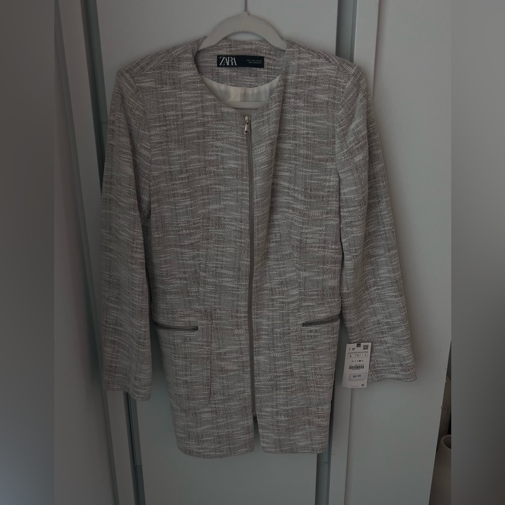 Zara tweed coat